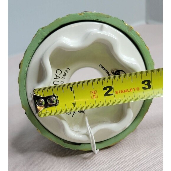 Candle Capper Old Virginia Candle Company POINSETTIA Candle Topper Christmas B59 - Picture 8 of 10